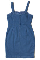 Corset Bodice Denim Mini Dress