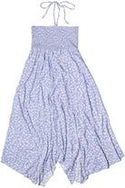 Floral Smocked Hanky Hem Dress