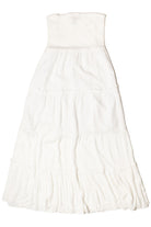 Tube Top Smocked Maxi Dress