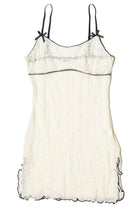 Bow Detail Lace Mini Dress