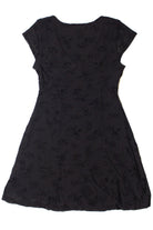 Mesh Fit & Flare Floral Mini Dress