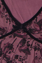 Mesh Fit & Flare Floral Mini Dress