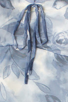 Floral Mesh Hanky Hem Dress