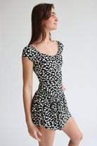 Daisy Ruffle Dress Side View