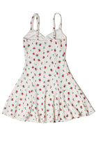 Rose Print Fit & Flare Mini Dress