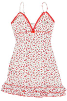Pointelle Floral Ruffle Dress