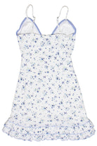 Pointelle Floral Ruffle Dress