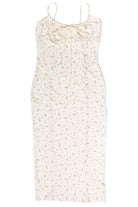 Sleeveless Floral Milkmaid Midi Dress