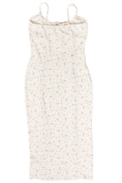 Sleeveless Floral Milkmaid Midi Dress