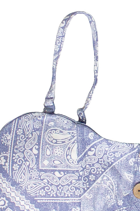 Paisley Bandana Print Mini Dress