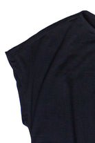 Drop Waist Western Belt Mini Dress - Black