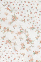 Mixed Floral Print Mesh Midi Dress