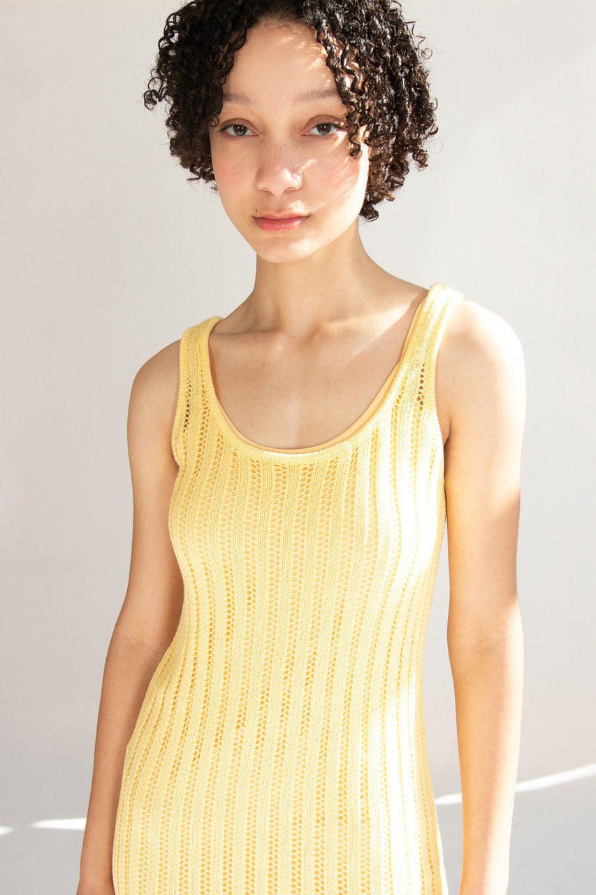 Lined Knit Mini Dress