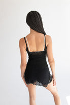Lace and Bow Mini Dress