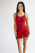 Lace and Bow Mini Dress