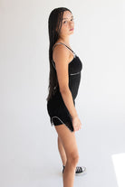 Lace and Bow Mini Dress