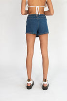 Denim Cargo Pocket Skort