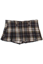 Low Rise Plaid Mini Skort