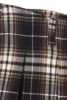 Low Rise Plaid Mini Skort