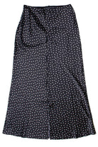 Patterned Satin Slip Skirt