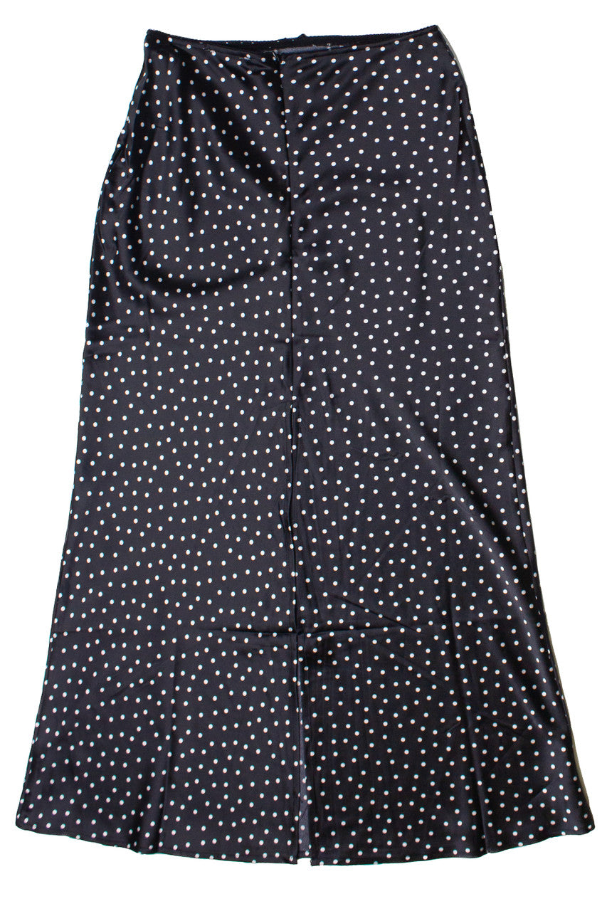 Patterned Satin Slip Skirt