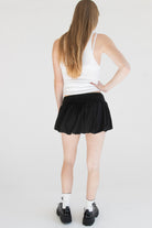 Black Bubble Mini Skirt
