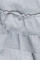 Fleece Ruffle Mini Skort