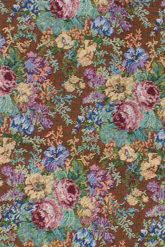 Floral Tapestry Mini Skirt
