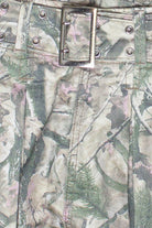 Low Rise Belted Mini Skort - Woodland