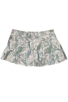 Low Rise Belted Mini Skort - Woodland