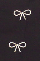 Rhinestone Bow Skort