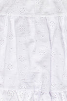 Eyelet Tiered Maxi Skirt