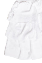 Braided Beaded Belt Tiered Maxi Skirt