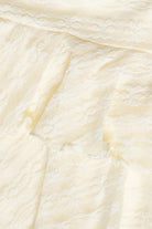 Asymmetrical Lace Ruffle Skort - Ivory