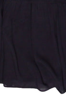 Stone Chain Belt Gauze Maxi Skirt - Black