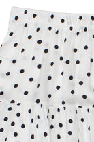 Polka Dot Tiered Maxi Skirt