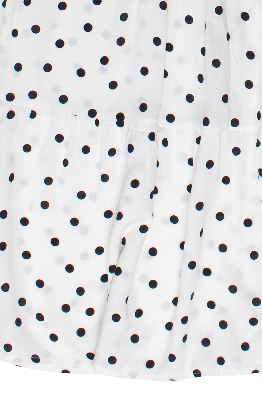 Polka Dot Tiered Maxi Skirt