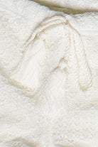 Mixed Open Knit Lined Shorts - White