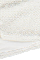 Mixed Open Knit Lined Shorts - White