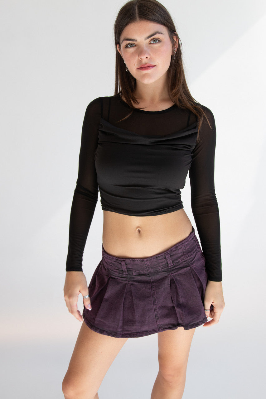 Skort in Purple
