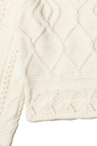 Egret Mixed Stitch Sweater