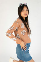 Teddy Bear Henley Sweater