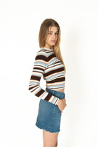 Gardenia Striped Pullover Sweater