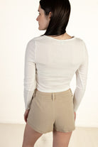 Off White Spring Mini Cardigan