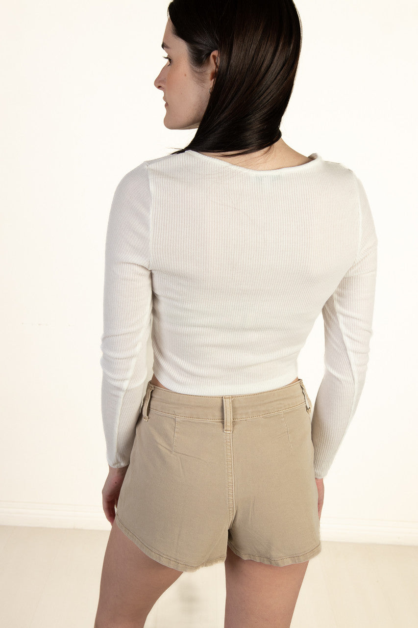 Off White Spring Mini Cardigan