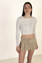 Off White Spring Mini Cardigan