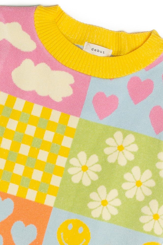 Pastel Knit Top