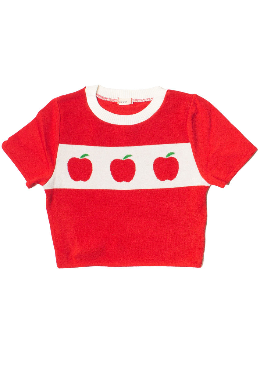 Apple Orchard Short Sleeve Sweater