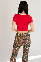Apple Orchard Short Sleeve Sweater