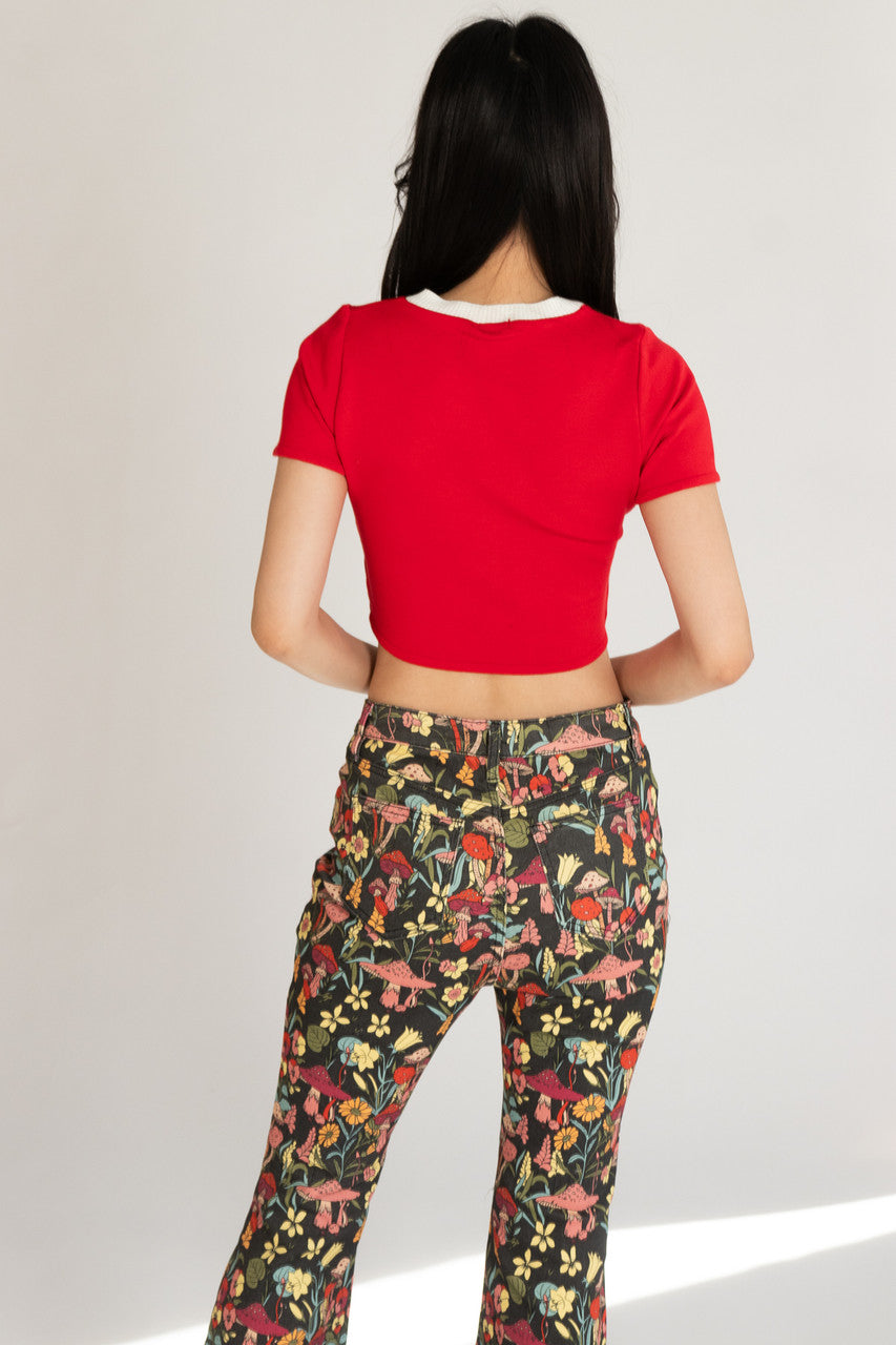 Apple Orchard Short Sleeve Sweater